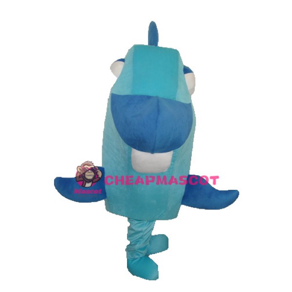 Blue Fish Mascot Adult Costume