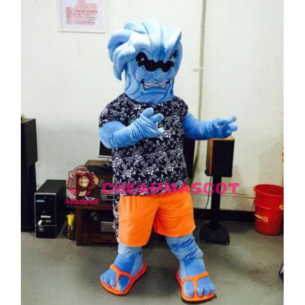 Willie the Wave Awkward Mascot Costume