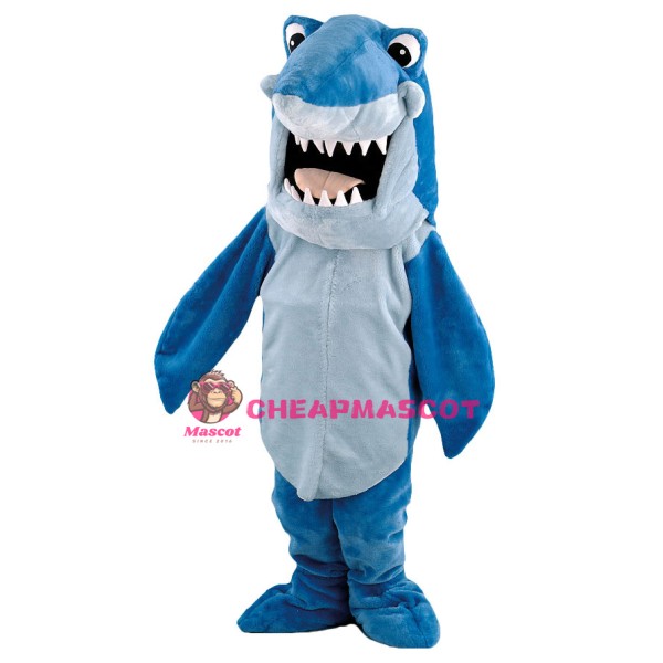 Cartoon Shark Mascot Costume