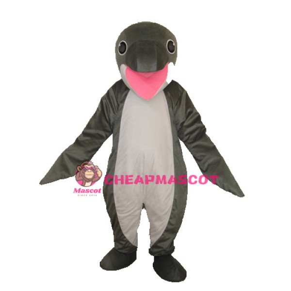  Grey Penguin Mascot Adult Costume