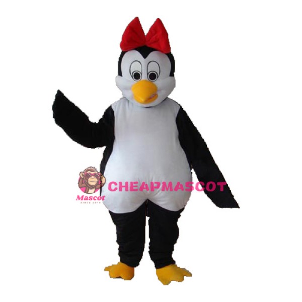 Flower Penguin Mascot Adult Costume