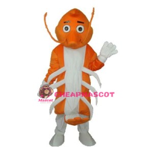 Long Moustache Lobster Mascot Adult Costume