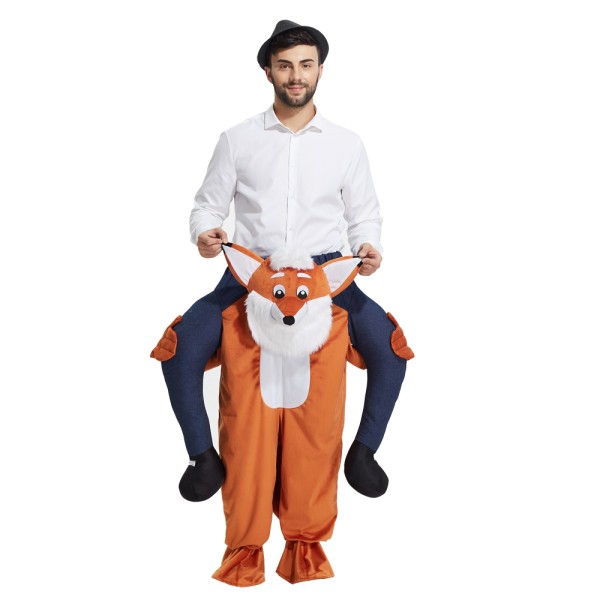 Fox Costume Ride On Me Mascot Fancy Dress