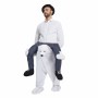 White Bear Costume Ride On Me Mascot Fancy Dress