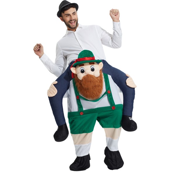 Bearded Costume Ride On Me Mascot Fancy Dress
