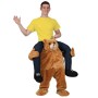 Cartoon Bear Costume Ride On Me Mascot Fancy Dress