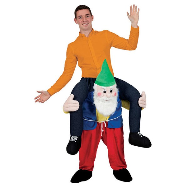 Dwarf Costume Ride On Me Mascot Fancy Dress