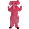Pink Elephant Mascot Costume