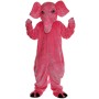 Pink Elephant Mascot Costume