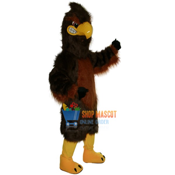 Cute Majestic Hawk Mascot Costume
