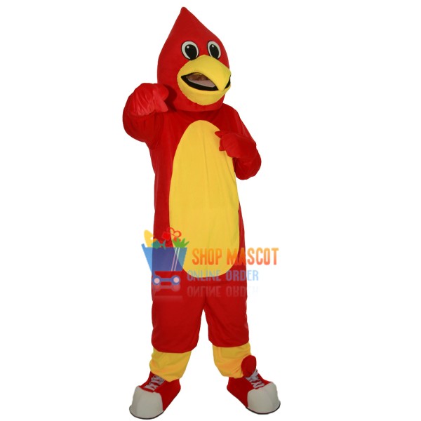 Red Road Runner Mascot Costume