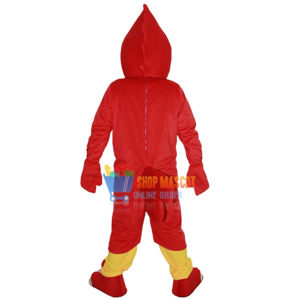 Red Road Runner Mascot Costume
