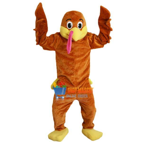 Cute Turkey Mascot Costume Adult Costume