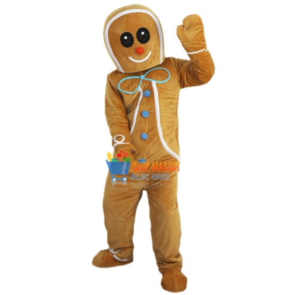 Ginger Bread Boy Mascot Costume