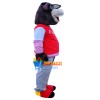 Cute Black Donkey Mascot Costume Adult Costume