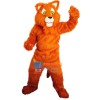 Orange Panther Mascot Costume