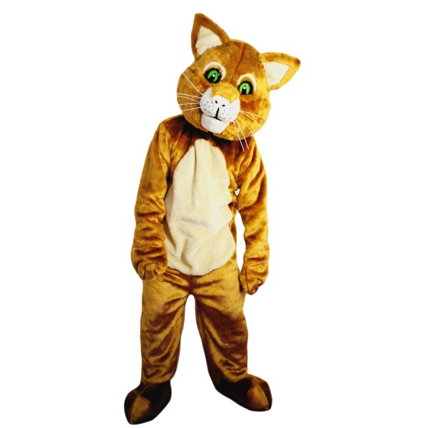 Brown Cat Mascot Costume Adult Costume
