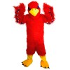 Red Hawk Mascot Costume Adult Costume
