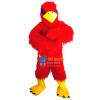 Red Hawk Mascot Costume Adult Costume