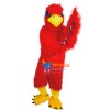 Red Hawk Mascot Costume Adult Costume