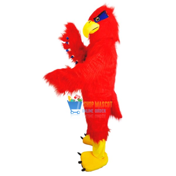 Red Hawk Mascot Costume Adult Costume
