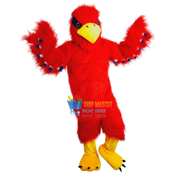 Red Hawk Mascot Costume Adult Costume
