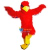 Red Hawk Mascot Costume Adult Costume