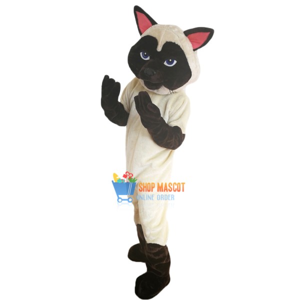 Sally Siamese Cat Mascot Costume Adult Costume