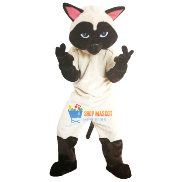 Sally Siamese Cat Mascot Costume Adult Costume