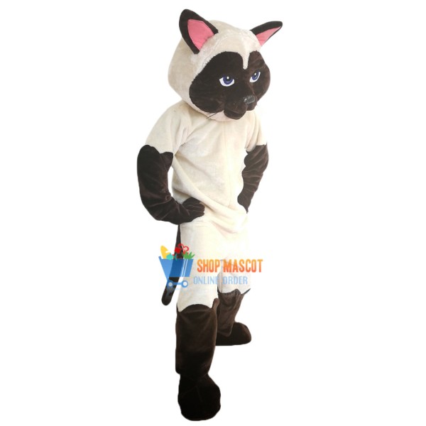 Sally Siamese Cat Mascot Costume Adult Costume