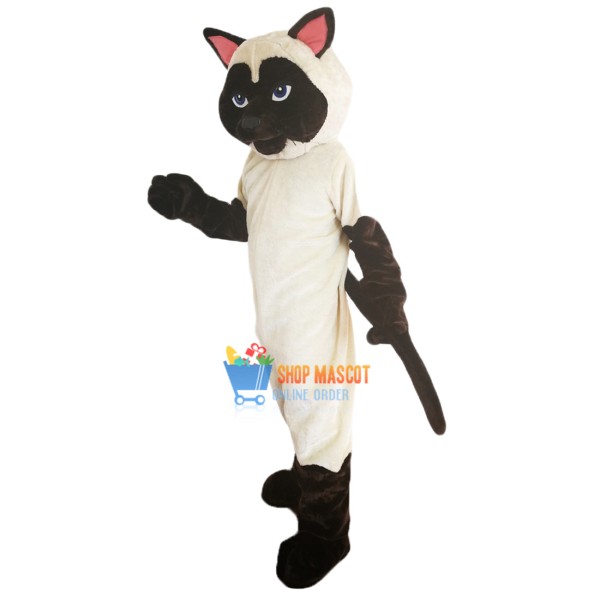 Sally Siamese Cat Mascot Costume Adult Costume