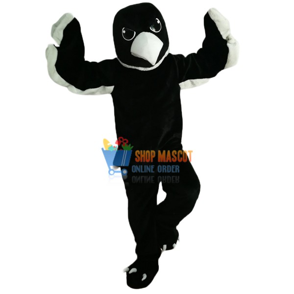 Black Baby Eagle Mascot Costume Adult Costume