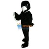 Black Baby Eagle Mascot Costume Adult Costume