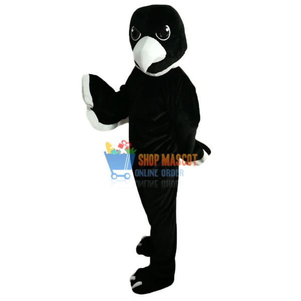 Black Baby Eagle Mascot Costume Adult Costume