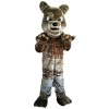 Brown Bulldog Mascot Costume Adult Costume