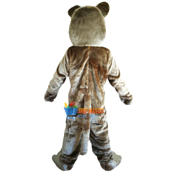 Brown Bulldog Mascot Costume Adult Costume
