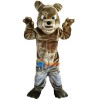Brown Bulldog Mascot Costume Adult Costume