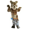 Brown Bulldog Mascot Costume Adult Costume