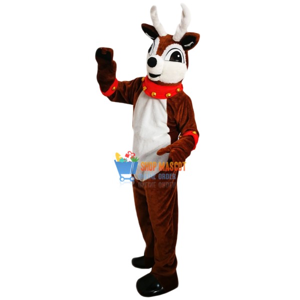 Reindeerw Bell Collar Cuffs Mascot Costume Adult Costume