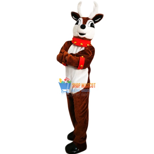 Reindeerw Bell Collar Cuffs Mascot Costume Adult Costume