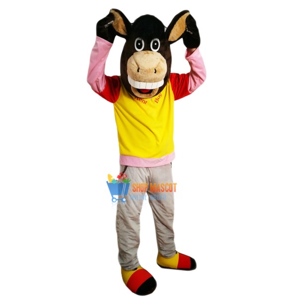 New Donkey Mascot Costume Adult Costume