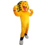Yellow Cobra Snake Mascot Costume