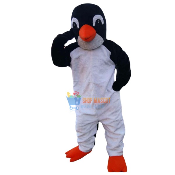 Plush Penguin Mascot Costume