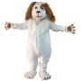 Plush Wizard Dog Mascot Costume
