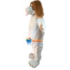 Plush Wizard Dog Mascot Costume