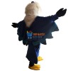 Plush Blue Eagle Mascot Costume