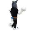 Plush Wolf Husky Mascot Costume