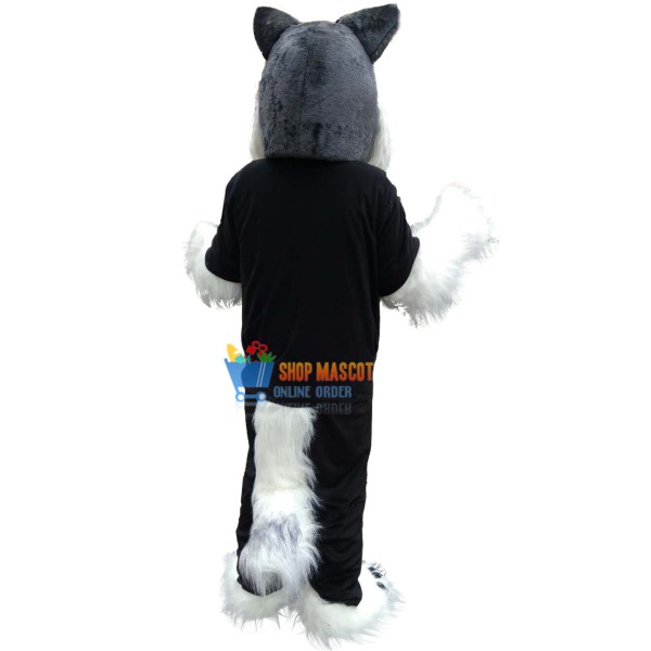 Plush Wolf Husky Mascot Costume