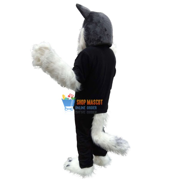 Plush Wolf Husky Mascot Costume
