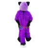 Plush Purple Wolf Husky Mascot Costume